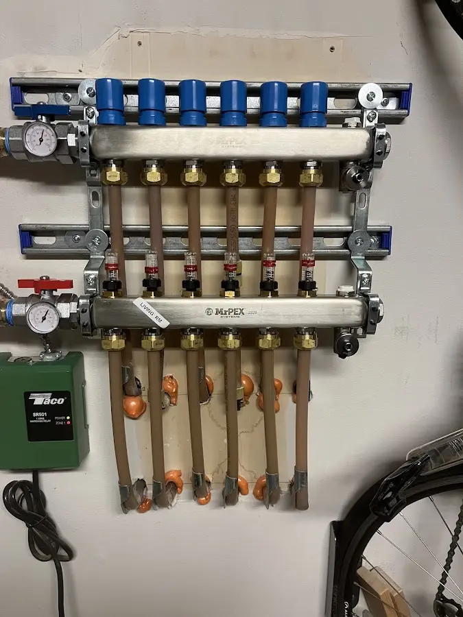 Plumber performing Leak Detection at a residential property in Northfield